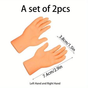 2pcs, Tease The Cat Finger Toys, Jerking The Cat Plastic Gloves Weird Creative Pet Toys, Left And Right Small Hands, Creative Small Gift 2pcs, Tease The Cat Finger Toys, Jerking The Cat Plastic Gloves Weird Creative Pet Toys, Left And Right Small Hands, Creative Small Gift
