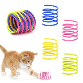 Colorful Cat Spring Toys, Interactive Chew & Chase Fun for Indoor Cats & Kittens